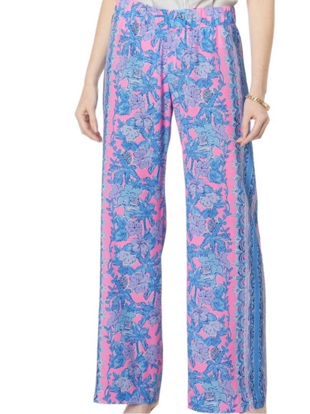 Lilly Pulitzer bal Harbor Soleil Pink Palm Paradise size medium NWT